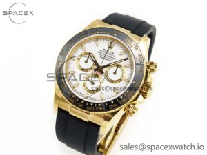 2023 Daytona 126518 Clean 1:1 Best Edition White Dial on Oysterflex Strap SA4130 - Image 4