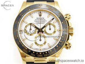 2023 Daytona 126518 Clean 1:1 Best Edition White Dial on Oysterflex Strap SA4130 - Image 2