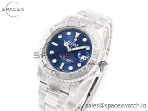 Yacht-Master 37mm 268622 ARF 1:1 Best Edition Blue Dial 904L SS Case and Bracelet A2824 - Image 4