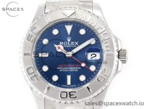 Yacht-Master 37mm 268622 ARF 1:1 Best Edition Blue Dial 904L SS Case and Bracelet A2824 - Image 2
