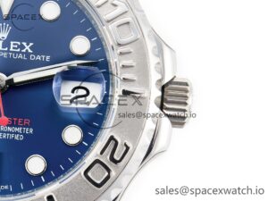 Yacht-Master 37mm 268622 ARF 1:1 Best Edition Blue Dial 904L SS Case and Bracelet A2824 - Image 10