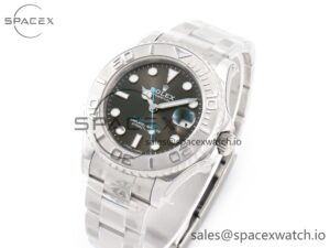 Yacht-Master 37mm 268622 ARF 1:1 Best Edition Gray Dial 904L SS Case and Bracelet A2824 - Image 4