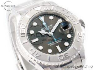 Yacht-Master 37mm 268622 ARF 1:1 Best Edition Gray Dial 904L SS Case and Bracelet A2824 - Image 3