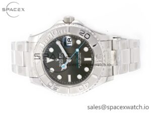 Yacht-Master 37mm 268622 ARF 1:1 Best Edition Gray Dial 904L SS Case and Bracelet A2824 - Image 8