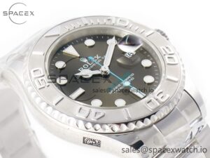 Yacht-Master 37mm 268622 ARF 1:1 Best Edition Gray Dial 904L SS Case and Bracelet A2824 - Image 6
