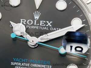 Yacht-Master 37mm 268622 ARF 1:1 Best Edition Gray Dial 904L SS Case and Bracelet A2824 - Image 9