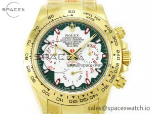 Daytona YG Noob Best Edition Green/White Dial on YG Oyster Bracelet SA4130 - Image 2