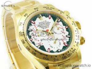 Daytona YG Noob Best Edition Green/White Dial on YG Oyster Bracelet SA4130 - Image 3
