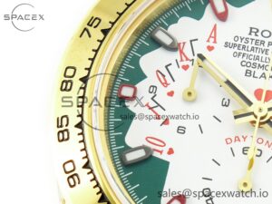 Daytona YG Noob Best Edition Green/White Dial on YG Oyster Bracelet SA4130 - Image 10