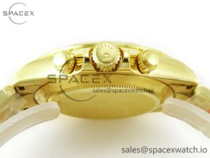 Daytona YG Noob Best Edition Green/White Dial on YG Oyster Bracelet SA4130 - Image 14