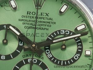 Daytona Black Ceramic Bezel Noob Best Edition Green Dial on SS Oyster Bracelet SA4130 - Image 10