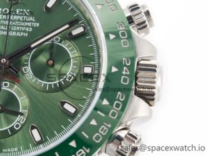 Daytona Green Ceramic Bezel Noob Best Edition Green Dial on SS Oyster Bracelet SA4130 - Image 11