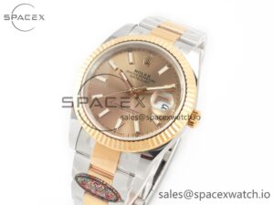 DateJust 41 126333 Clean Best Edition YG Dial Stick Markers on Oyster Bracelet VR3235 - Image 4