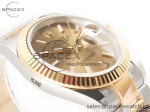DateJust 41 126333 Clean Best Edition YG Dial Stick Markers on Oyster Bracelet VR3235 - Image 6
