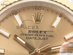DateJust 41 126333 Clean Best Edition YG Dial Stick Markers on Oyster Bracelet VR3235 - Image 9