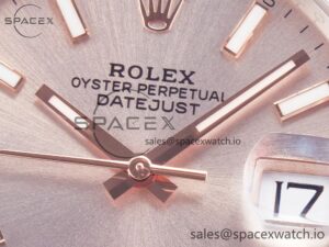 DateJust 41 126331 Clean Best Edition RG Dial Stick Markers on Oyster Bracelet VR3235 - Image 9