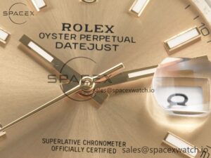 DateJust 41 126333 Clean Best Edition YG Dial Stick Markers on Oyster Bracelet VR3235 - Image 10