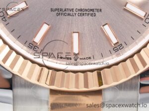 DateJust 41 126331 Clean Best Edition RG Dial Stick Markers on Oyster Bracelet VR3235 - Image 12
