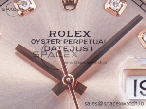 DateJust 41 126331 Clean 904L SS/RG 1:1 Best Edition Rose Gold Diamond Dial on SS/RG Jubilee Bracelet VR3235 - Image 10
