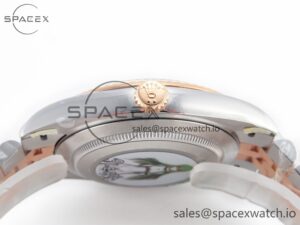 DateJust 41 126331 Clean 904L SS/RG 1:1 Best Edition Rose Gold Diamond Dial on SS/RG Jubilee Bracelet VR3235 - Image 14