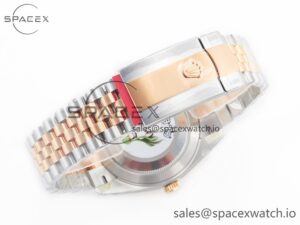 DateJust 41 126331 Clean 904L SS/RG 1:1 Best Edition Rose Gold Diamond Dial on SS/RG Jubilee Bracelet VR3235 - Image 15