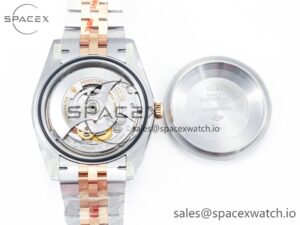 DateJust 41 126331 Clean 904L SS/RG 1:1 Best Edition Rose Gold Diamond Dial on SS/RG Jubilee Bracelet VR3235 - Image 17