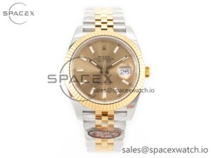 DateJust 41 126333 Clean Best Edition YG Gold Dial Stick Markers on Jubilee Bracelet VR3235