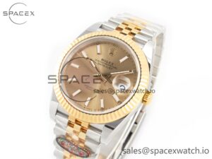 DateJust 41 126333 Clean Best Edition YG Gold Dial Stick Markers on Jubilee Bracelet VR3235 - Image 4