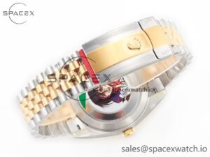DateJust 41 126333 Clean 1:1 Best Edition 904L Steel YG Textured Dial on SS/YG Jubilee Bracelet VR3235 - Image 15
