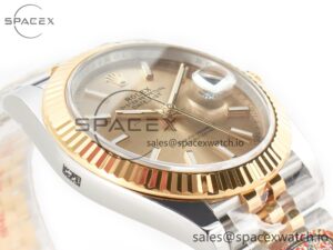 DateJust 41 126333 Clean Best Edition YG Gold Dial Stick Markers on Jubilee Bracelet VR3235 - Image 6