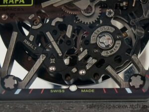 RM035 Carbon SONIC Best Edition Skeleton Dial on Black Rubber Strap Clone RMUL2 V2 - Image 19