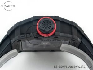 RM035 Carbon SONIC Best Edition Skeleton Dial on Black Rubber Strap Clone RMUL2 V2 - Image 14