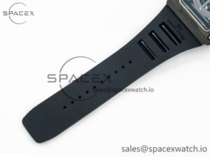 RM035 Red Carbon SONIC Best Edition Skeleton Dial on Black Rubber Strap Clone RMUL2 V2 - Image 24