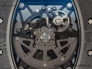 RM035 Carbon SONIC Best Edition Skeleton Dial on Black Rubber Strap Clone RMUL2 V2 - Image 17