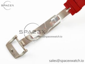 RM035 Red Carbon SONIC Best Edition Skeleton Dial on Red Rubber Strap Clone RMUL2 V2 - Image 24