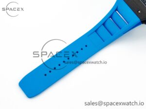 RM035 Carbon SONIC Best Edition Skeleton Dial on Blue Rubber Strap Clone RMUL2 V2 - Image 20