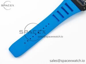 RM035 Carbon SONIC Best Edition Skeleton Dial on Blue Rubber Strap Clone RMUL2 V2 - Image 21