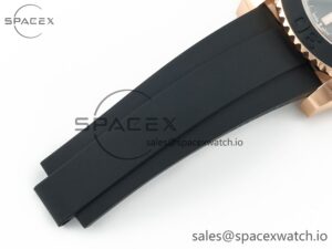 Yacht-Master 126655 Gain Weight RG/Tungsten Gold ARF 1:1 Best Edition Black Ceramic Bezel on Oysterflex Rubber Strap VR3235 - Image 25