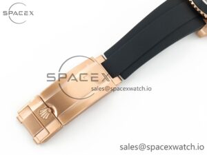 Yacht-Master 126655 Gain Weight RG/Tungsten Gold ARF 1:1 Best Edition Black Ceramic Bezel on Oysterflex Rubber Strap VR3235 - Image 26