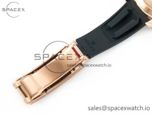 Yacht-Master 126655 Gain Weight RG/Tungsten Gold ARF 1:1 Best Edition Black Ceramic Bezel on Oysterflex Rubber Strap VR3235 - Image 27