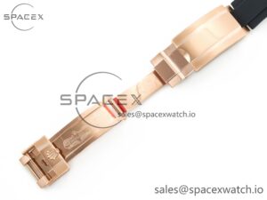 Yacht-Master 126655 Gain Weight RG/Tungsten Gold ARF 1:1 Best Edition Black Ceramic Bezel on Oysterflex Rubber Strap VR3235 - Image 28