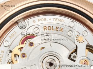 Yacht-Master 126655 Gain Weight RG/Tungsten Gold ARF 1:1 Best Edition Black Ceramic Bezel on Oysterflex Rubber Strap VR3235 - Image 20