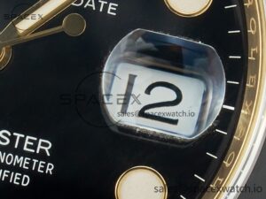 Yacht-Master 226659 Gain Weight YG/Tungsten Gold ARF 1:1 Best Edition Black Ceramic Bezel on Oysterflex Rubber Strap VS3235 - Image 11