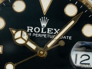 Yacht-Master 226659 Gain Weight YG/Tungsten Gold ARF 1:1 Best Edition Black Ceramic Bezel on Oysterflex Rubber Strap VS3235 - Image 9