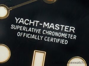Yacht-Master 226659 Gain Weight YG/Tungsten Gold ARF 1:1 Best Edition Black Ceramic Bezel on Oysterflex Rubber Strap VS3235 - Image 10