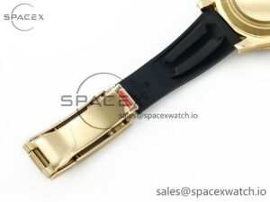 Yacht-Master 226659 Gain Weight YG/Tungsten Gold ARF 1:1 Best Edition Black Ceramic Bezel on Oysterflex Rubber Strap VS3235 - Image 27