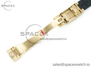 Yacht-Master 226659 Gain Weight YG/Tungsten Gold ARF 1:1 Best Edition Black Ceramic Bezel on Oysterflex Rubber Strap VS3235 - Image 28