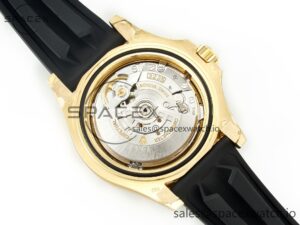 Yacht-Master 226659 Gain Weight YG/Tungsten Gold ARF 1:1 Best Edition Black Ceramic Bezel on Oysterflex Rubber Strap VS3235 - Image 18