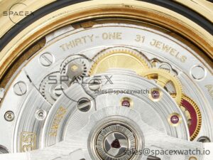 Yacht-Master 226659 Gain Weight YG/Tungsten Gold ARF 1:1 Best Edition Black Ceramic Bezel on Oysterflex Rubber Strap VS3235 - Image 21