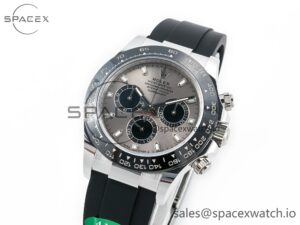 Daytona 116519 APS 1:1 Best Edition 904L SS Case Grey Dial on Oysterflex Strap SH4130 (Gain Weight) - Image 4